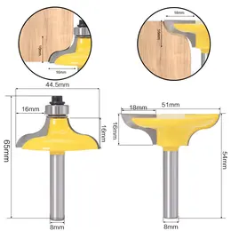 Product image of Woodworking Router Bit for Cabinet and Kitchen Door Profiles