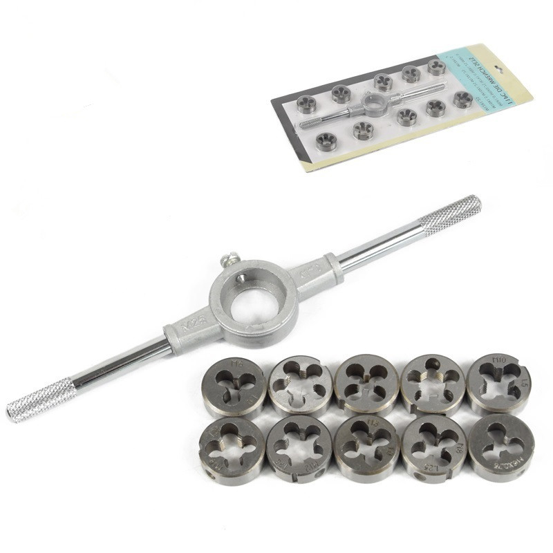 Main product image of Hand Tap Wrench and Die Holder Set, Metric Tap Assortment