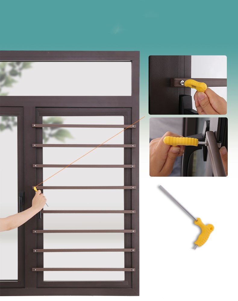 Main product image of No-Drill Adhesive Mount Protective Safety Fence