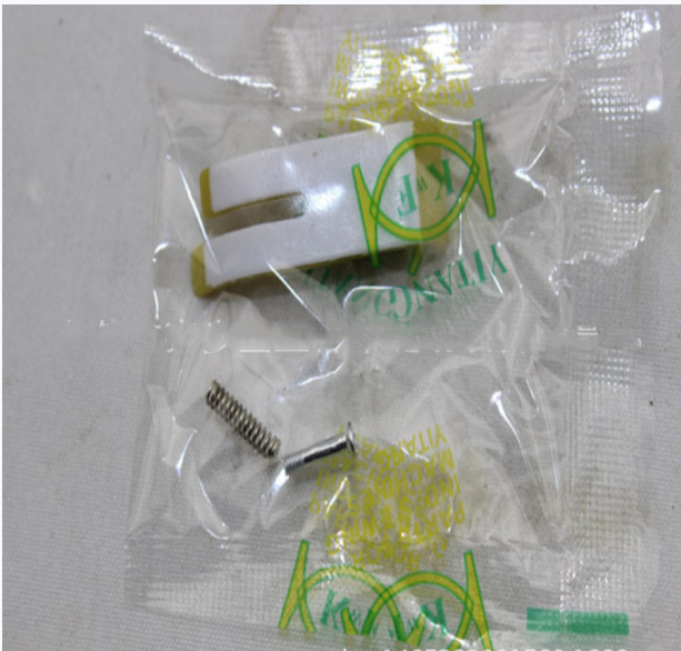 Main product image of Teflon Double Laminated Foot Plate with Spring Screws