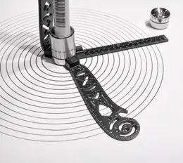 Product image of Geometric Drawing Tool with Ruler, Compass, and Pattern Stencils