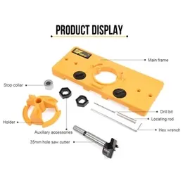 Product image of 35mm Cup Hinge Boring Drill Guide for Kreg Jig