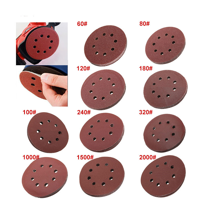 Main product image of Self-Adhesive Flocking Round Sandpaper Discs