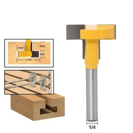 Product image of 1/4 Shank Straight Edge T-Slot Router Bit for Woodworking