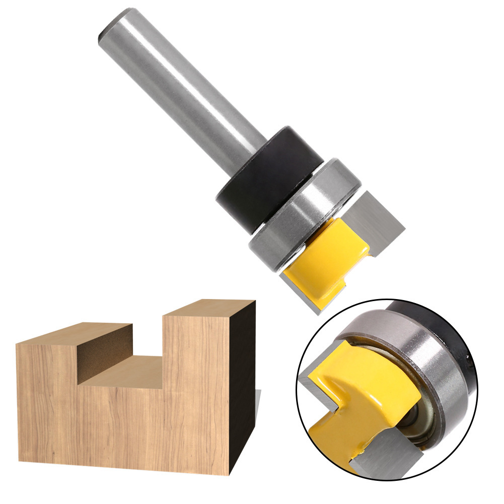 Main product image of Straight Router Bit with Bearing for Edge Trimming and Profiling