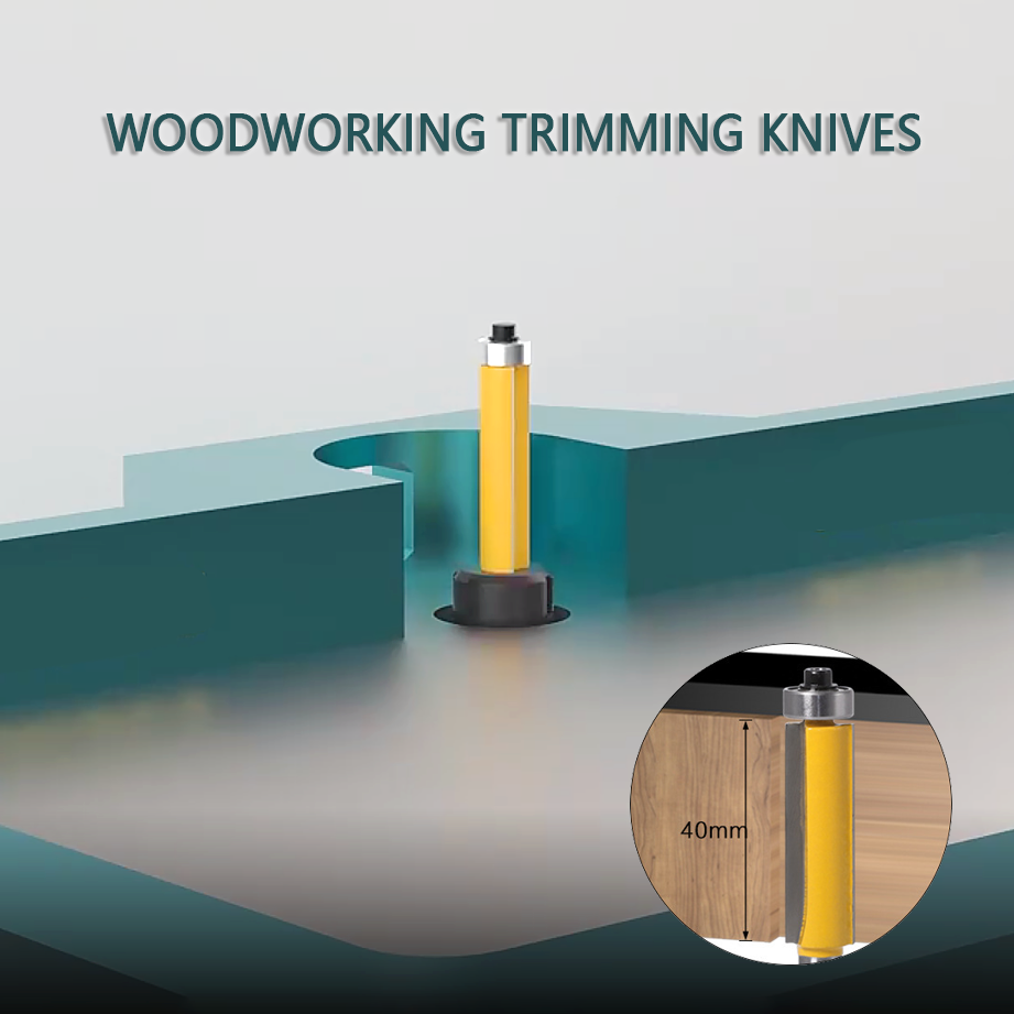 Main product image of Extended Reach Trimming Router Bit with Guide Bearing