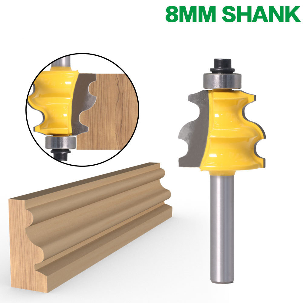 Main product image of Curved Shank Woodworking Milling Cutter