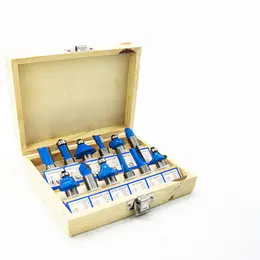 Product image of Woodworking Router Bit Set, 15-Piece Assortment