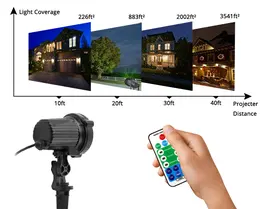 Product image of Outdoor Waterproof Laser Projector Light for Garden and Lawn
