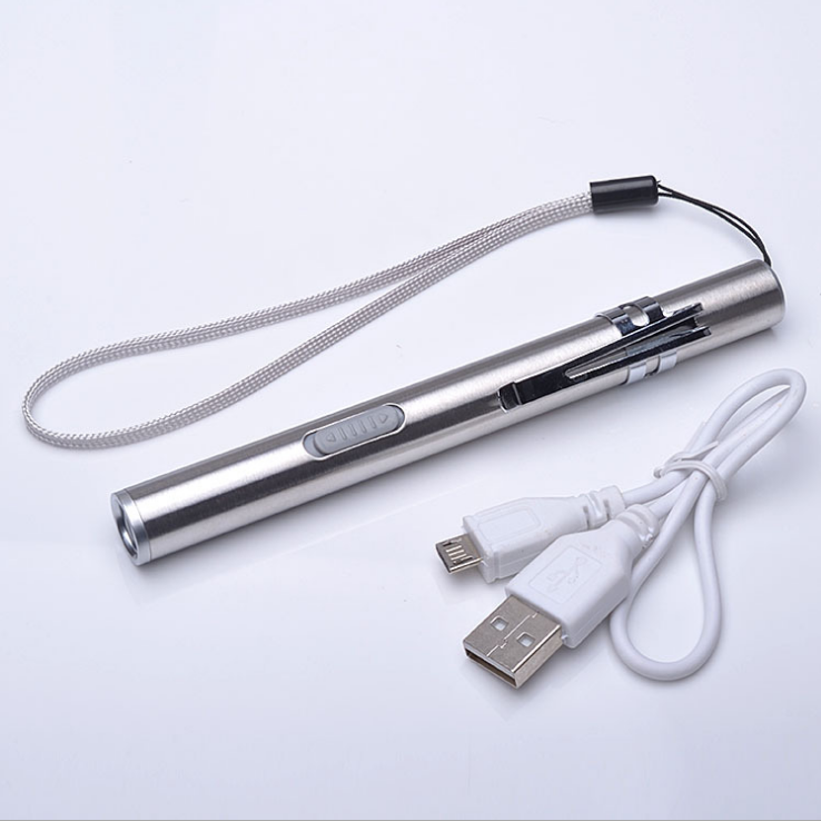 Main product image of Mini LED Flashlight with USB Charging Interface, Portable, Long-Range