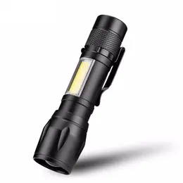 Product image of Mini Telescopic COB LED Flashlight, Aluminum Alloy