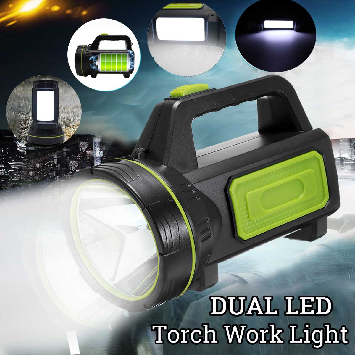 Main product image of Rechargeable LED Flashlight for Professional and Trade Use