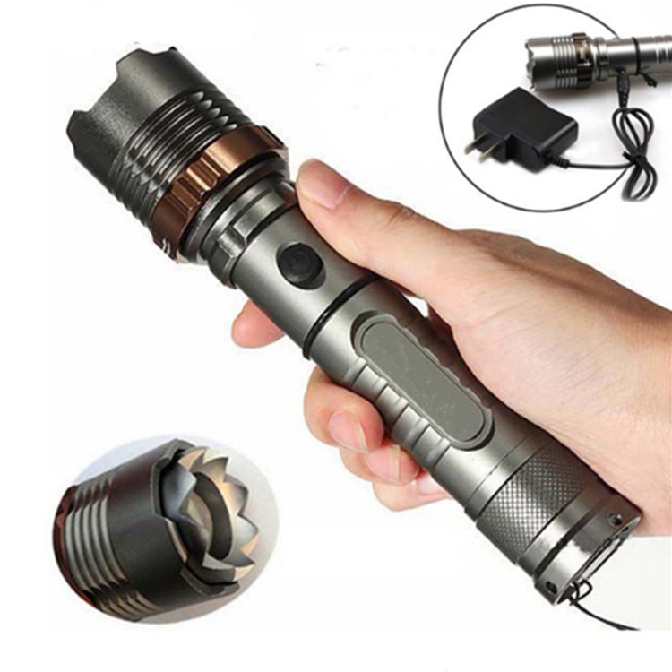 Main product image of T6 Aluminum Alloy Rotating Focusing Flashlight