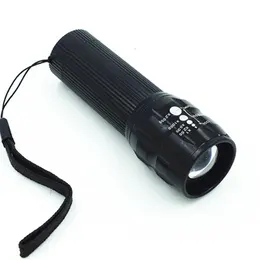 Product image of Mini LED Flashlight with Dimming and Telescopic Zoom