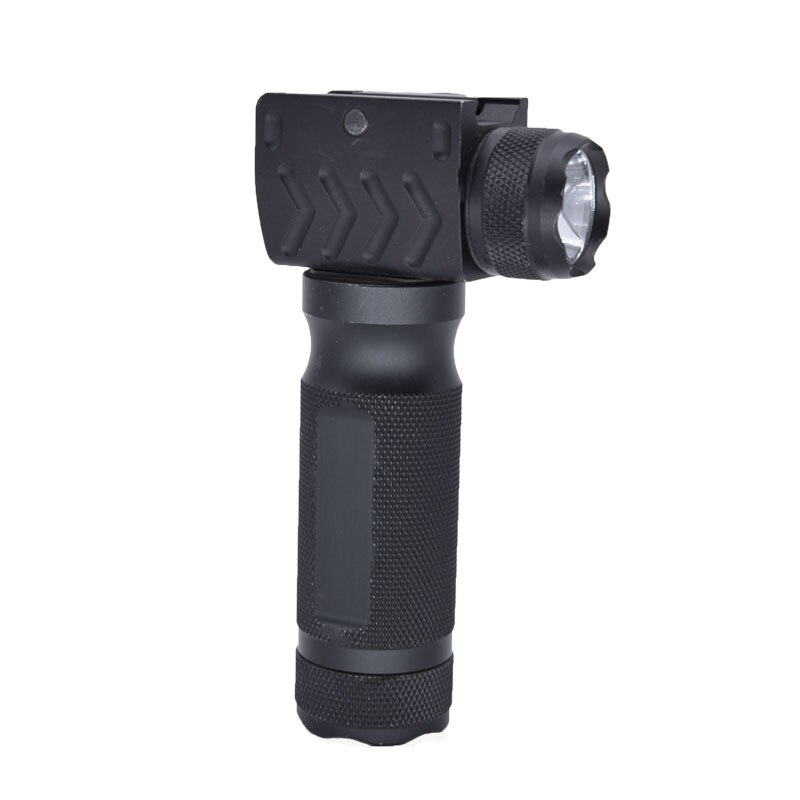 Main product image of Handheld Tactical Flashlight with Integrated Red Laser and 20mm Mount