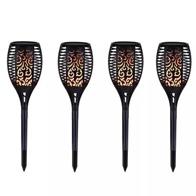 Main product image of LED Solar Flickering Flame Torch Light, 96 LED, Round, Waterproof Outdoor
