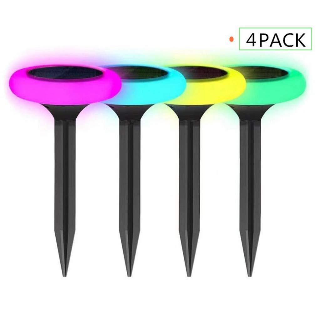Main product image of RGB Round Solar-Powered Outdoor Lawn Lights