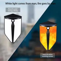 Product image of Waterproof Solar LED Wall Lamp with Motion Sensor