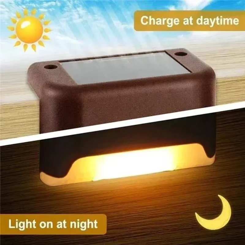 Main product image of 4-Pack Solar LED Outdoor Deck, Patio, and Stair Lights