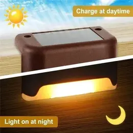 Product image of 4-Pack Solar LED Outdoor Deck, Patio, and Stair Lights