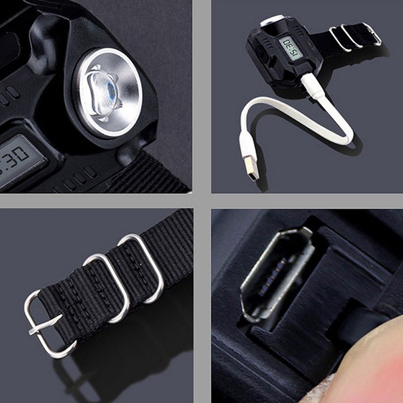 Main product image of Wrist Watch with LED Display and Integrated Flashlight