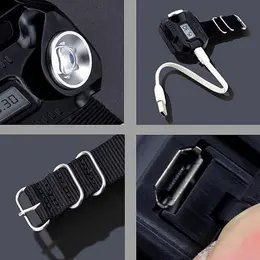 Product image of Wrist Watch with LED Display and Integrated Flashlight