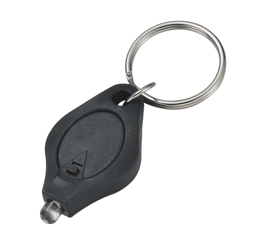 Main product image of Compact LED Flashlight with Integrated Key Ring Attachment