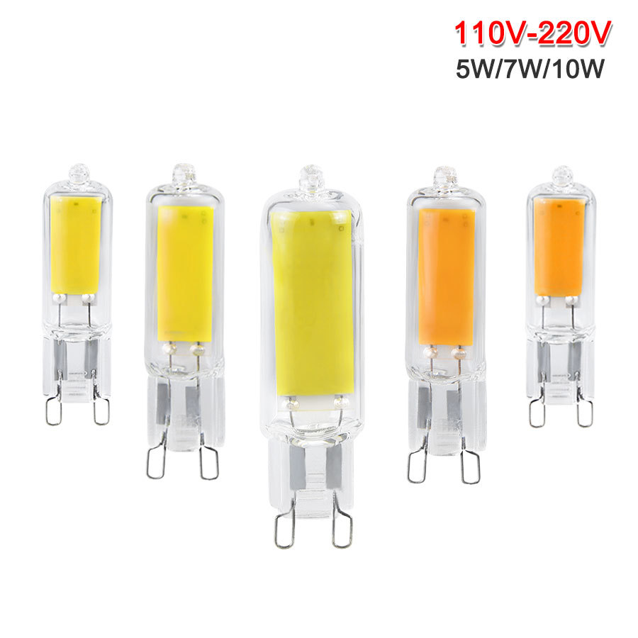 Main product image of G9 COB LED Lamp, Glass and Silicone Body
