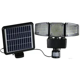Product image of Outdoor 188 LED Three-Head Solar Garden Light