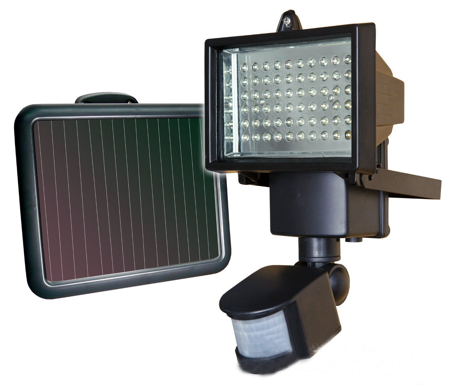 Main product image of Solar Powered LED Floodlight with PIR Motion Sensor
