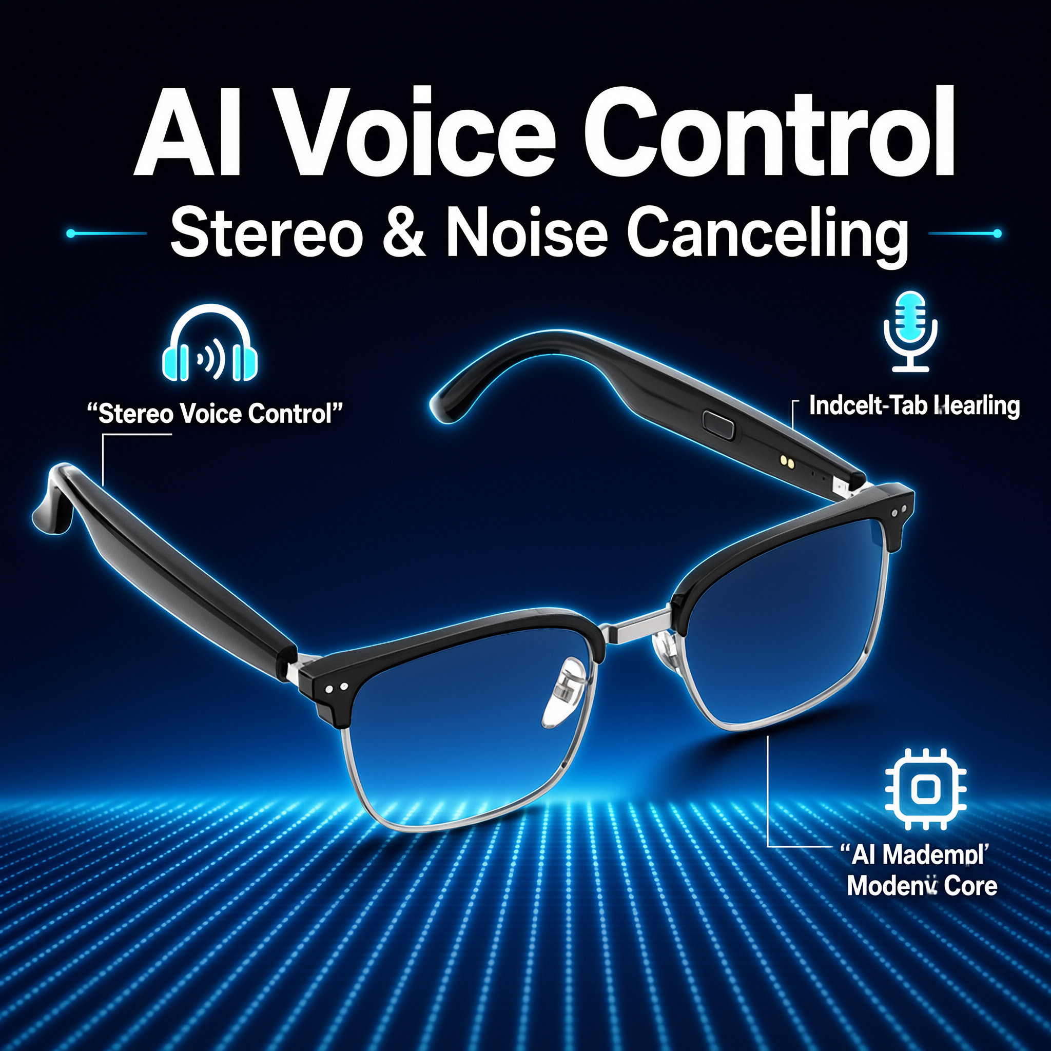 Main product image of Bluetooth Open Ear Polarized Sunglasses for Hands-Free Audio