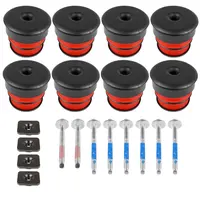 Product image of 8-Pc Silicone Body Mount Bushing & Cushion Bolt Kit, F-250/F-350 08-16, 13848