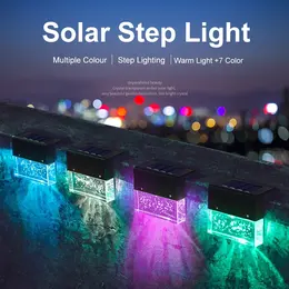 Product image of Waterproof Solar Powered RGB LED Step and Fence Light