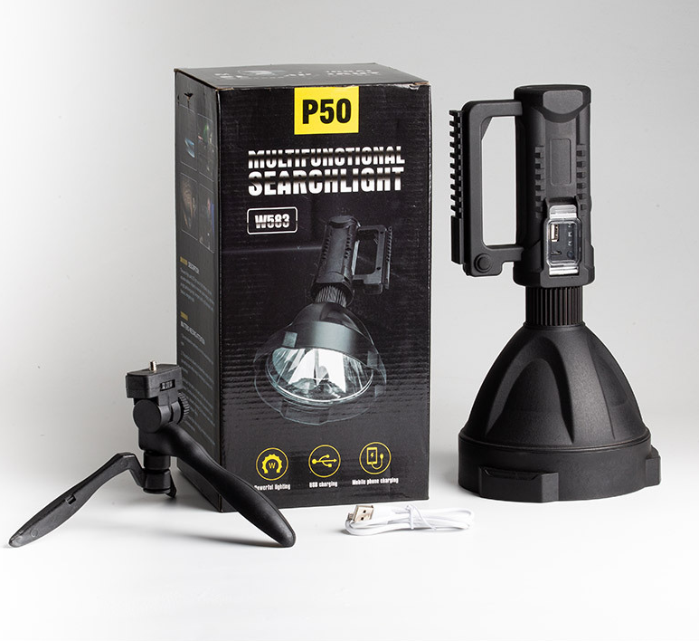 Main product image of USB Multi-Function Rechargeable Outdoor Waterproof Searchlight