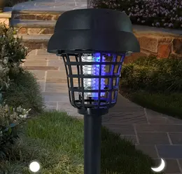 Product image of Solar LED Mosquito Killer Lamp, White/Purple Light, Outdoor Lawn