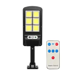 Product image of Solar Rechargeable COB Motion Sensor Street Wall Light with Remote Control