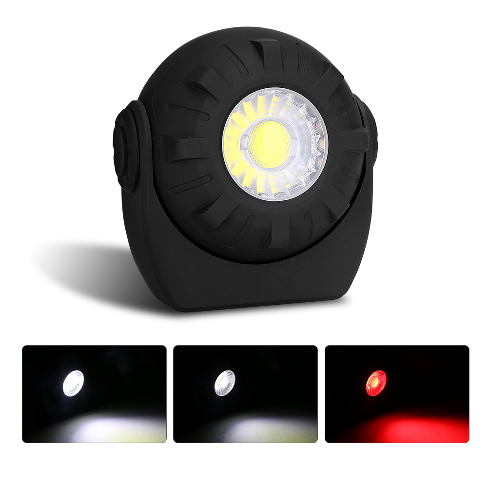 Main product image of Rechargeable COB Work Light, Spherical, Magnetic, 180-Degree Adjustable