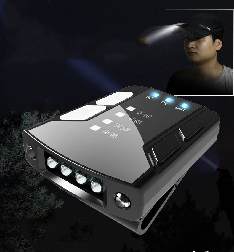 Main product image of USB Rechargeable Fishing Cap Clip Light with Power Indicator