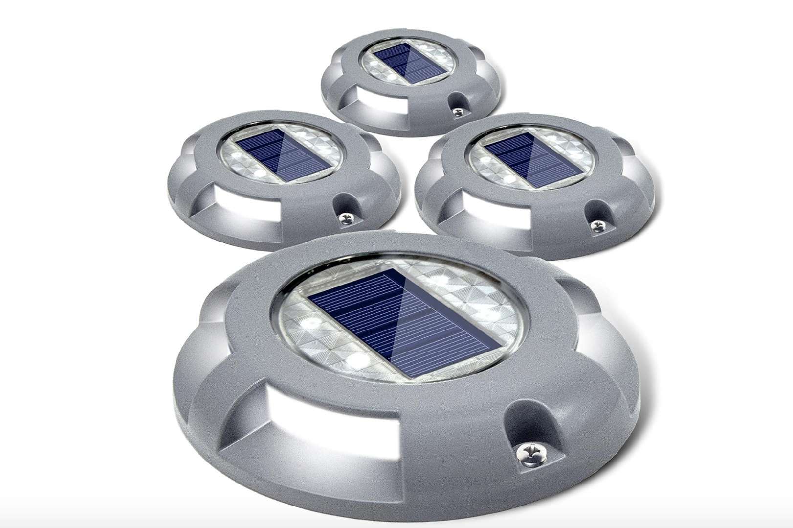 Main product image of Two-Color Solar Powered Deck and Ground Light