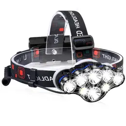 Product image of 8-LED T6 USB Rechargeable Waterproof Headlamp