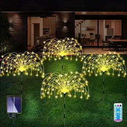 Product image of Solar-Powered Waterproof Fireworks Garden Stake Lamp