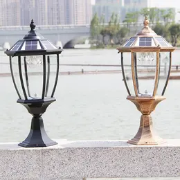 Product image of Solar-Powered Column Head Lamp for Outdoor Post Lighting
