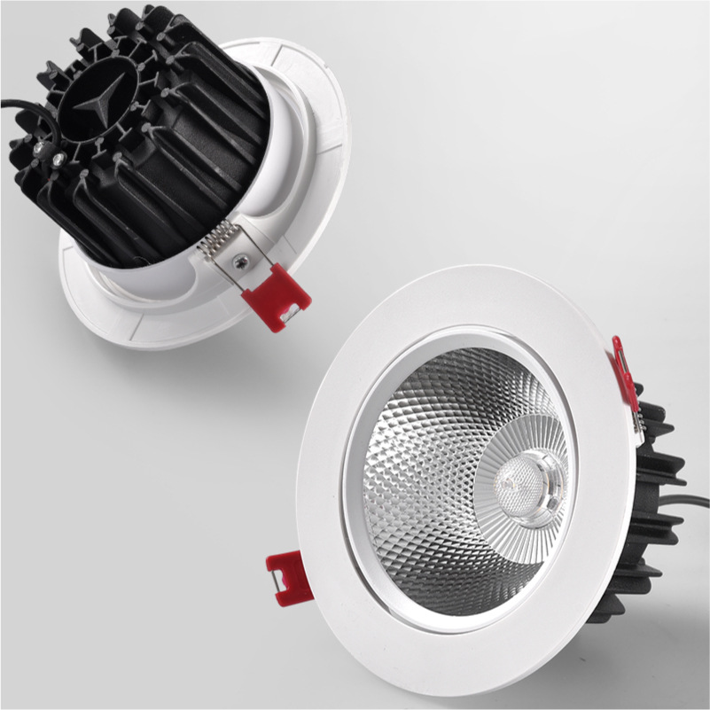Main product image of Adjustable Angle COB LED Wall Washing Spotlight Fixture