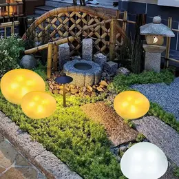 Product image of Solar Powered Imitation Stone Pebble Garden Lamp