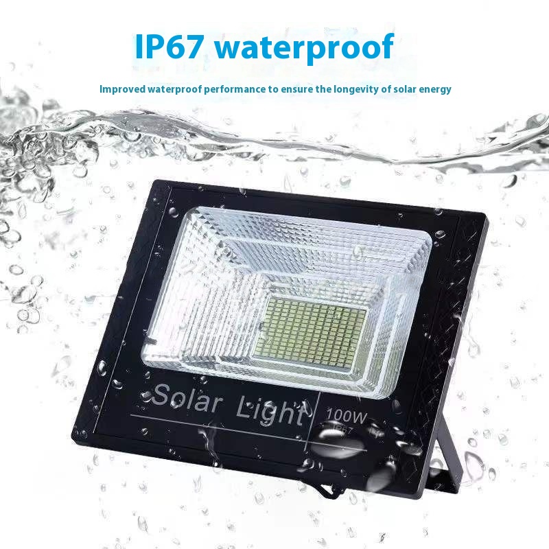 Main product image of Solar Powered Outdoor Flood Light, Automatic Dusk-to-Dawn
