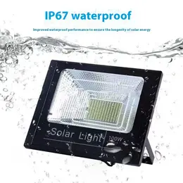 Product image of Solar Powered Outdoor Flood Light, Automatic Dusk-to-Dawn