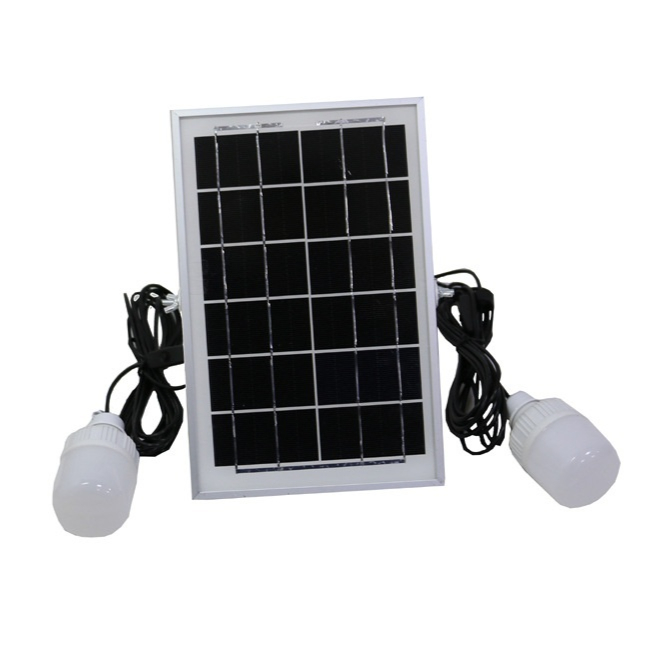 Main product image of Solar Powered Garden Lamp with Two Separate Lights