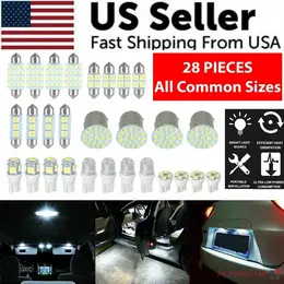 Product image of 28-Piece White LED Interior and License Plate Bulb Kit