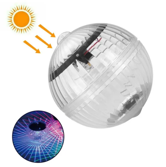 Main product image of Solar LED Floating Pond and Pool Light, RGB Color Changing