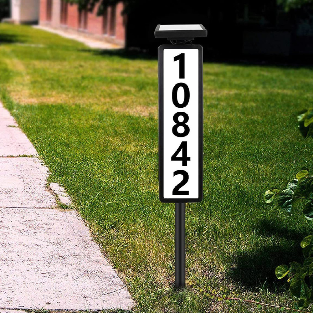 Main product image of Solar Powered LED Doorplate Lamp for Outdoor Address Illumination